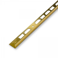 Mapei Profilpas Cerfix Proangle Straight Edge Bright Polished Gold Aluminium Trim 2.7m