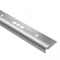 Product Schluter VINPRO-RO-ACGB Brushed Chrome Anodised Aluminium Edge Protection Profile 2.5m