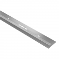 Schluter VINPRO-S-ACGB Brushed Chrome Anodised Aluminium Edge Profile 2.5m