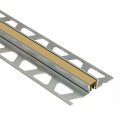 Product Schluter DILEX-AKSN Aluminium Expansion Joint (Light Beige Insert) 2.5m