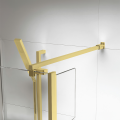 wedi Glass Shower Screen Kit Brushed Brass