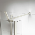 wedi Glass Shower Screen Kit Brushed Nickel