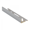 Product Dural DUROSOL Chrome Brass Straight Edge Tile Trim DSM 2.5m