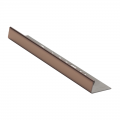 Genesis Straight Edge Polished Copper Stainless Steel Tile Trim ESS 2.5m