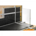 Schluter DECO-SG V4A Brushed Stainless Steel 12mm U-Shaped Joint Profile 2.5m