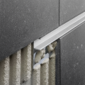 Schluter DECO-SG V4A Brushed Stainless Steel 12mm U-Shaped Joint Profile 2.5m