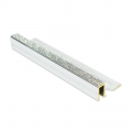 Diamond Plus Square Edge Silver Tile Trim 11mm 2.5m Length
