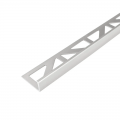 Product Dural DUROSOL Straight Edge Natural Aluminium Tile Trim Silver 2.5m