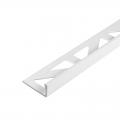 Product Dural PVC Straight Edge White Tile Trim 2.5m
