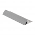 Product Genesis Brushed Chrome Triangular Aluminium Tile Trim EAT 2.7m