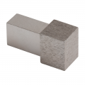 Genesis Brushed Chrome Square Edge Metal Corners EDP (2 Pack)