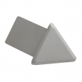 Matt Silver Triangular External Corner (2 Pack) by Genesis