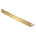 Product Dural DUROSOL Z-Flex Solid Brass Formable Straight Edge Tile Trim DSM 2.5m