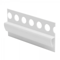 Product Vinyl To Tile Capping Plastic Strip White EFU by Genesis