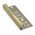 Product Square Edge Polished Gold Stainless Steel 304 2.5m By Genesis