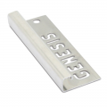 Product Genesis 304 Grade Stainless Steel Square Edge Tile Trim EQQ 2.5m