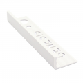 Product Genesis Plastic Straight Edge Tile Trim White ESP 2.5m