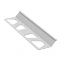 Product Schluter FINEC-MBW White Colour Coated Aluminium Slim Angle Edge Tile Trim 2.5m