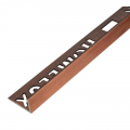 Product Homelux Aluminium Straight Edge Tile Trim Copper 2.5m