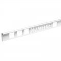 Product Homelux PVC Straight Edge Tile Trim White 2.5m