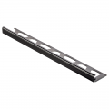 Product Schluter TRENDLINE JOLLY-AC Straight Edge Matt Graphite Black Aluminium Tile Trim 2.5m