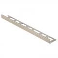 Product Schluter JOLLY TRENDLINE-TSBG Straight Edge Textured Natural Beige Grey Aluminium Tile Trim 2.5m