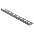 Product Schluter JOLLY TRENDLINE-TSG Straight Edge Textured Natural Grey Aluminium Tile Trim 2.5m