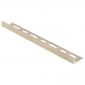 Product Schluter JOLLY TRENDLINE-TSI Straight Edge Textured Natural Ivory Aluminium Tile Trim 2.5m