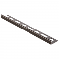 Product Schluter JOLLY TRENDLINE-TSOB Straight Edge Textured Natural Bronze Aluminium Tile Trim 2.5m