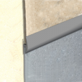 Vinyl to Tile Capping Plastic Strip Grey KCS01 by Genesis
