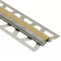 Product Schluter DILEX-EKSN Stainless Steel V2A Expansion Joint (Light Beige Insert) 2.5m