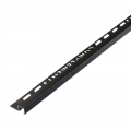 Product Complements Matt Black Square Edge Aluminium Tile Trim 2.5m
