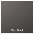 wedi Glass Shower Screen Kit Matt Black