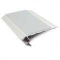 Genesis Vision - Matt Silver Standard Light Down Stair Nosing 2.8m NALR50 (Choice Of Colour Insert)
