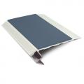 Genesis Vision - Matt Silver Standard Light Down Stair Nosing 2.8m NALR50 (Choice Of Colour Insert)