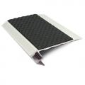 Genesis Vision - Matt Silver Tredsafe Light Down Stair Nosing 2.8m NALR50 (Choice Of Colour Insert)
