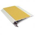 Genesis Vision - Matt Silver Tredsafe Light Down Stair Nosing 2.8m NALR50 (Choice Of Colour Insert)