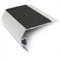 Genesis Vision - Matt Silver Tredsafe Light Out Stair Nosing 2.8m NSLR50 (Choice Of Colour Insert)