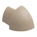 Genesis Plastic Round Edge Corner Beige (Single)