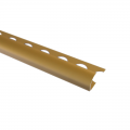 Product PREMTOOL Contract Metal Round Edge Matt Gold Aluminium Tile Trim 2.5m