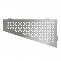 Product Schluter SHELF-E-S3 Brushed Stainless Steel Floral Design Tile In Shelf