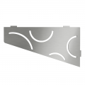 Product Schluter SHELF-E-S3 Brushed Stainless Steel Curve Design Tile In Shelf