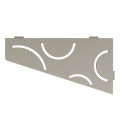 Product Schluter SHELF-E-S3 Trendline Textured Aluminum Curve Design Tile In Shelf
