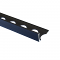PREMTOOL Contract Metal Straight Edge Matt Black Aluminium Tile Trim 2.5m