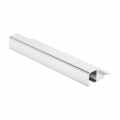 Product Genesis Square Edge Contour Polished Silver Aluminium Tile Trim TDG 2.5m