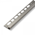 Product Mapei Profilpas Cerfix Proangle Q Anodised Titanium Aluminium Square Edge Tile Trim 2.7m