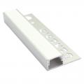 Product Genesis Vision Multi-Fix Aluminium Tile-In Profile Matt Silver TLD 2.8m (Choice Of Depth)