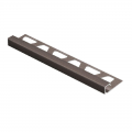 Square Edge TRENDLINE QUADEC-TSOB Textured Natural Bronze Aluminium 2.5m By Schluter