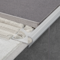 Schluter-TREP-FL-AE Anodised Aluminium Florentine Design Stair Nosing Profile 2.5m