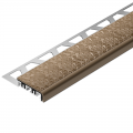 Product Schluter-TREP-V 42 Light Beige Anodised Aluminium Stair Nosing Profile 2m